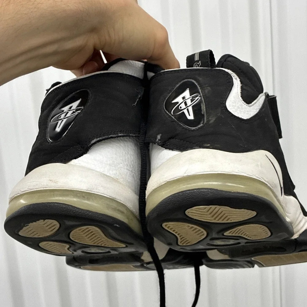 Nike Air Max Penny IV 4 Black White 2005 Men's Size 14 Sneakers Only 312455-001